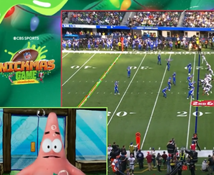🎥😂 | Patrick Ster (die van SpongeBob) doet live-commentaar bij wedstrijd in NFL