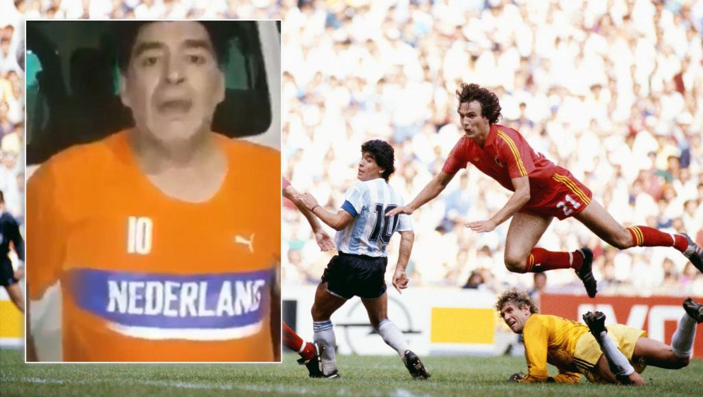 Heerlense voetbalclub in oranje krijgt bezoek van Maradona