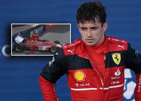 😳 | Leclercs vloek van Monaco: hij crasht de legendarische Ferrari van Lauda