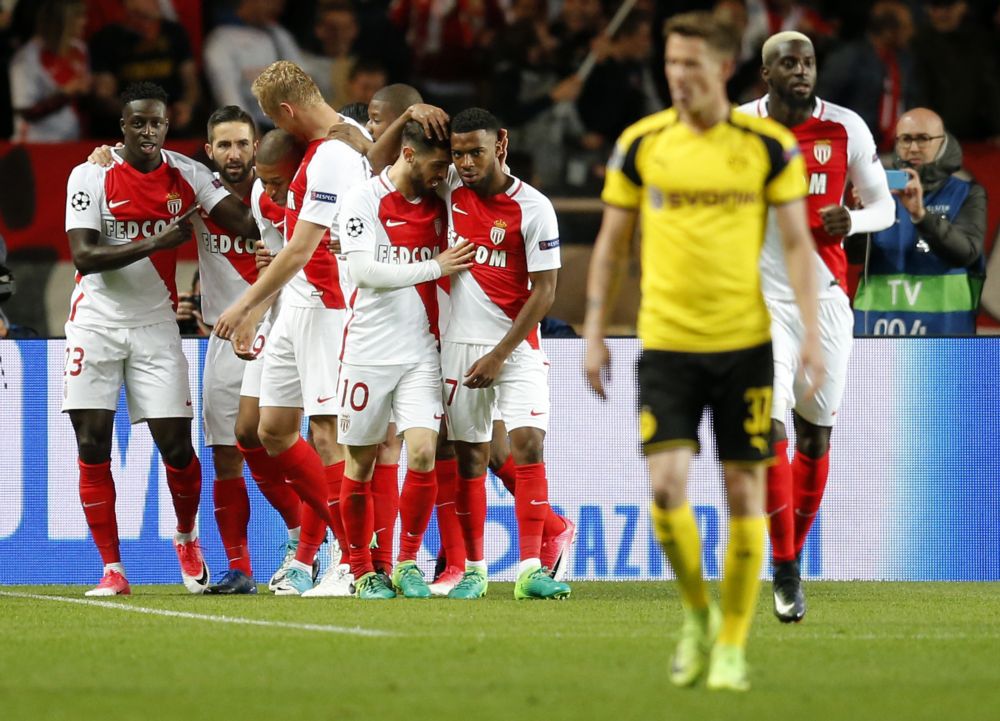 Monaco pakt Dortmund ook in eigen huis en zit na 14 jaar weer bij laatste vier