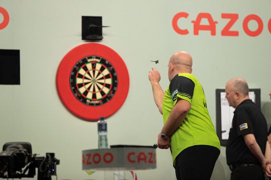 Dit is het programma van de 1/8e finale van de Grand Slam of Darts op donderdag