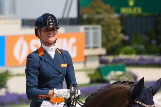 Dressuuramazone Dinja van Liere wint óók bronzen medaille op de kür bij WK in Herning