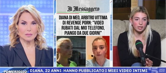 Scheidsrechter (en model) Diana Di Meo is slachtoffer van wraakporno: intieme video's gelekt