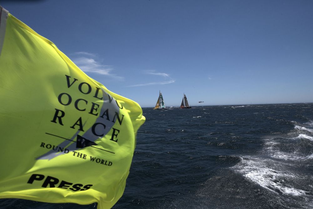 Grootste zeilwedstrijd ter wereld 'Volvo Ocean Race' finisht in Nederland