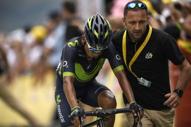 Quintana heeft het zwaar: 'Volgend jaar vooral focus op de Tour'