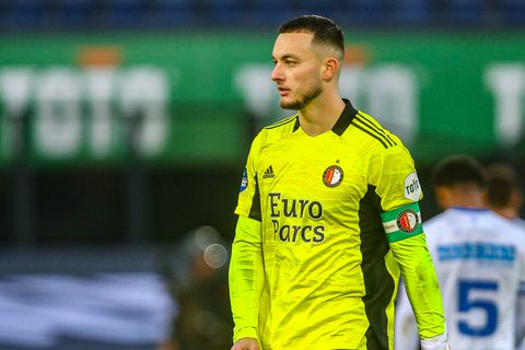 Feyenoord-goalie Justin Bijlow doet ook niet mee tegen Heracles Almelo
