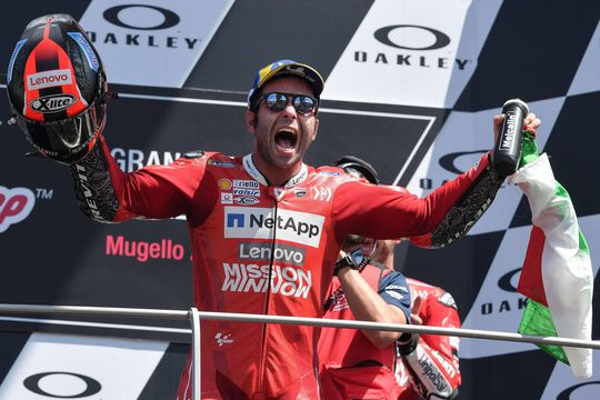 Petrucci boekt op 'thuisbaan' in Mugello eerste zege na 7 jaar in MotoGP