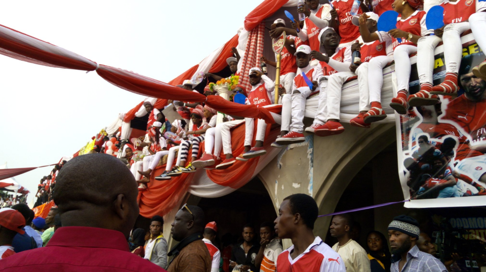 Nigeriaanse stad viert groots feest op Arsenal Day