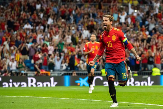 Indrukwekkend! Sergio Ramos bijna in top 10 topscorersranglijst van nationale elftal