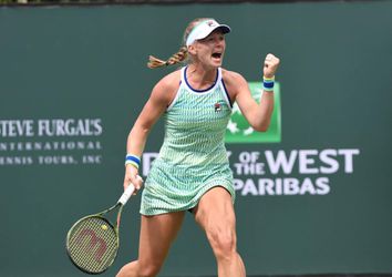 Kiki Bertens haalt kwartfinale op WTA Miami en is nu virtueel de nummer 5 van de wereld