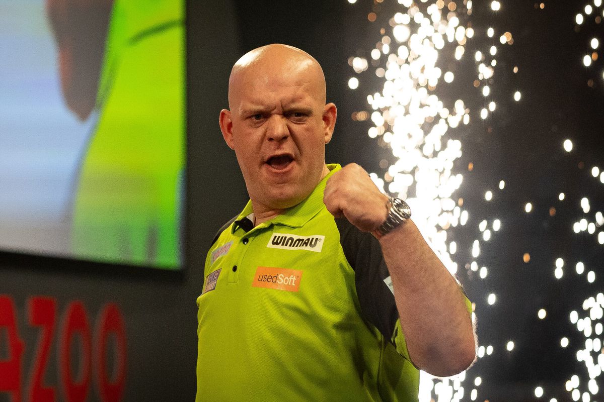 Van Gerwen kijkt uit naar halve finale-strijd met Van den Bergh: 'Dimitri op het menu'