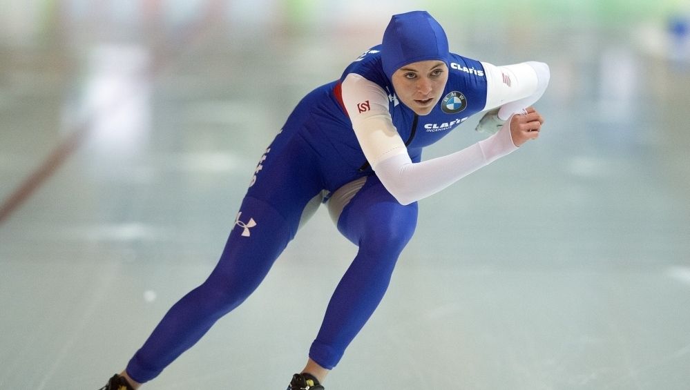 Heather Richardson rijdt wereldrecord op 1000 meter