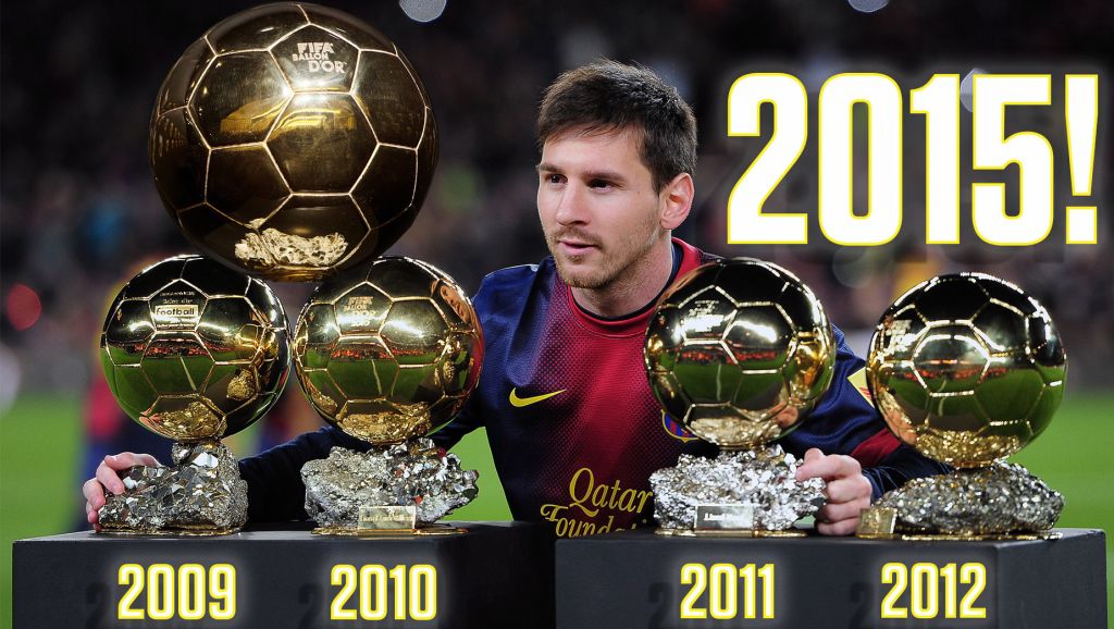 Messi wint voor vijfde keer Gouden Bal