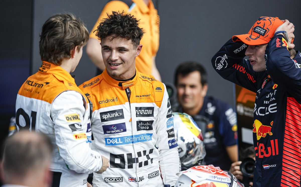 Startopstelling Formule 1 op Silverstone: McLaren verrassend op P2 en P3 achter Max Verstappen