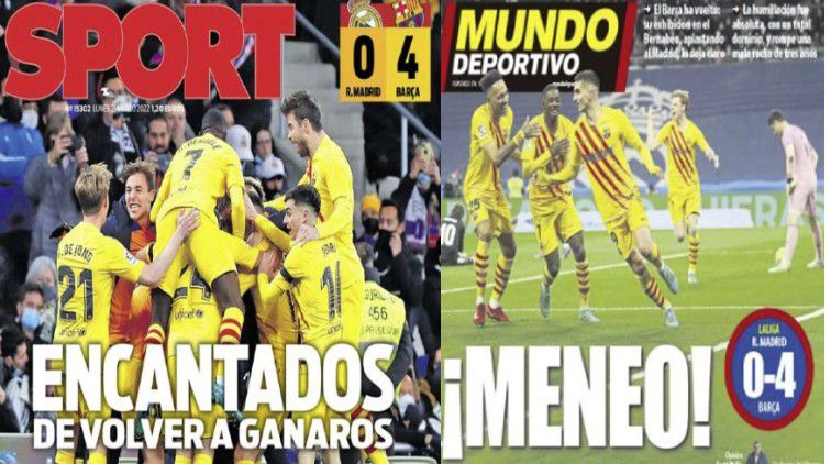 Catalaanse kranten 'kwispelen' om El Clásico, Madrileense media vrezen 'onmogelijk wonder'