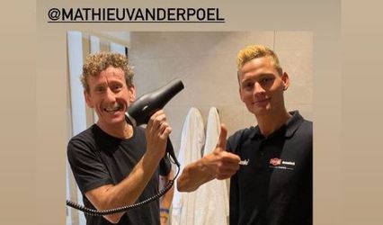 🎥 | Mathieu van der Poel heeft opeens blond haar: 'Een foutje van mijn vriendin'
