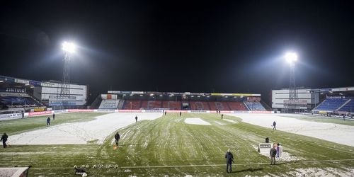FC Den Bosch heeft lak aan de sneeuw: 'De wedstrijd van vanavond gaat gewoon door'