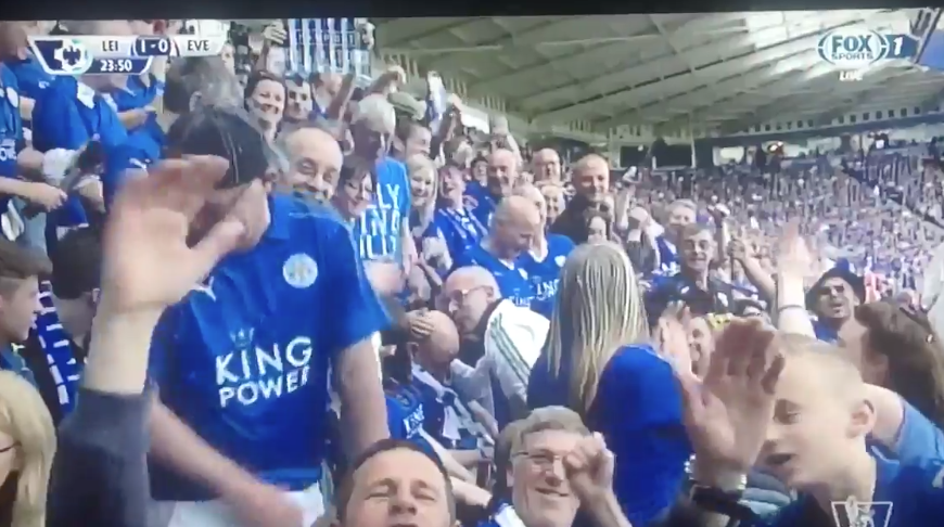 Leicester-fan vindt feestwedstrijd 'slaapverwekkend' (video)