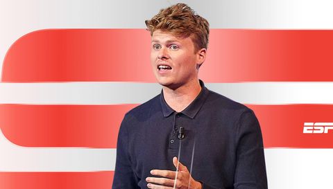 ESPN strikt sportpresentator Wouter Bouwman van BNNVARA