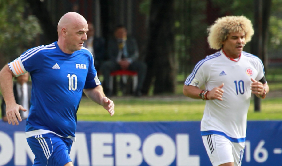 Valderrama doet belofte: 'Kaal als Colombia wereldkampioen wordt'