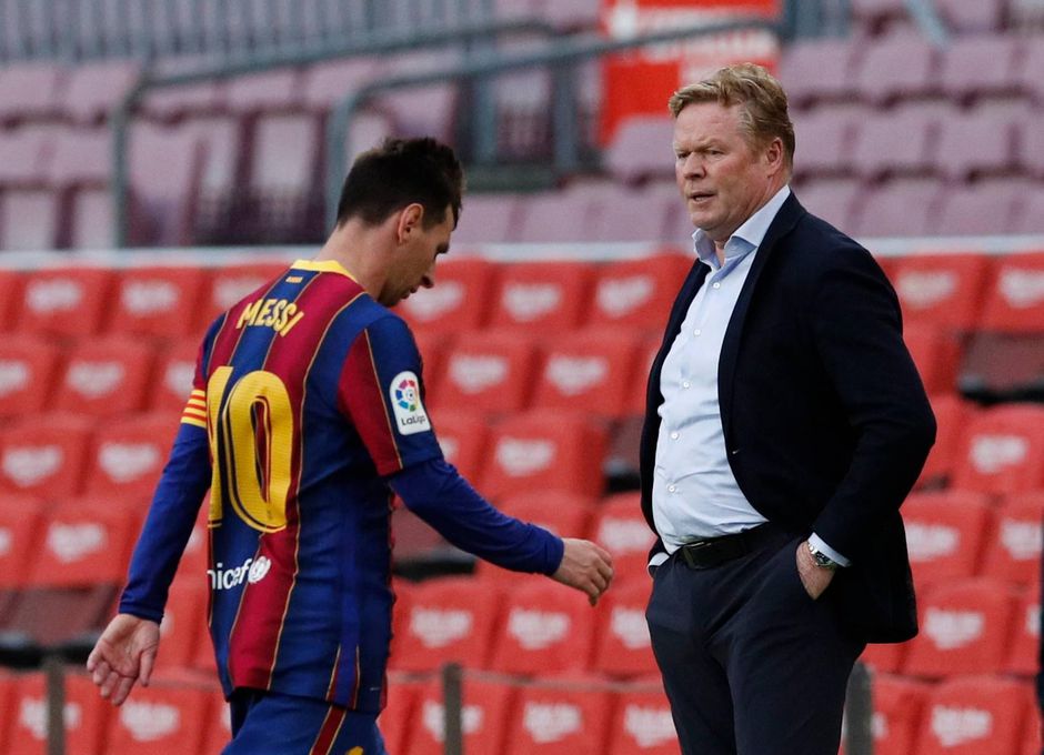 Lionel Messi steunt oneerlijk ontslagen Koeman: 'Dan is het makkelijk wijzen naar de trainer'