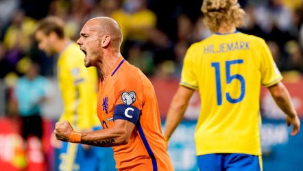 Sneijder komt in de buurt van record Van der Sar