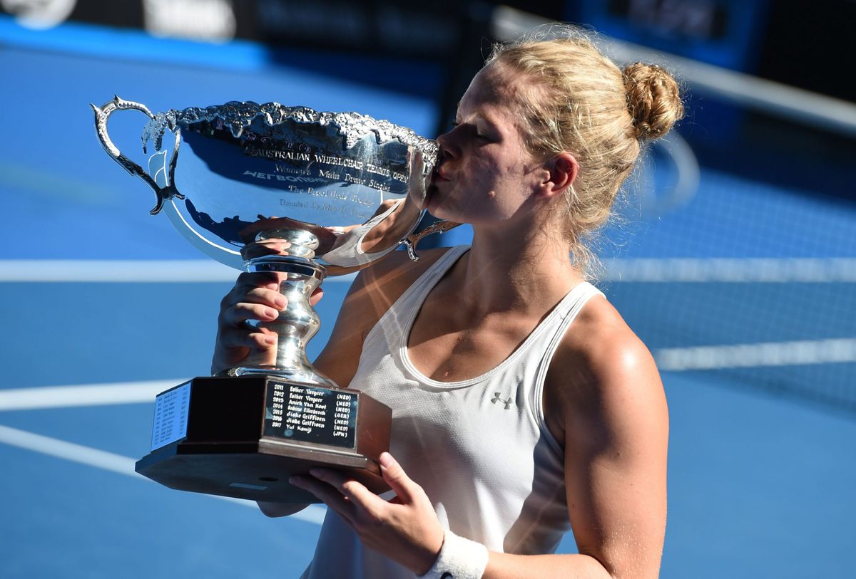 Australian Open winnares mag gewonnen beker niet mee naar huis nemen