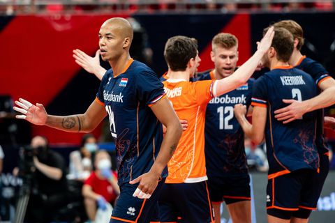 Nederlandse volleyballers verslaan Slovenen in Nations League