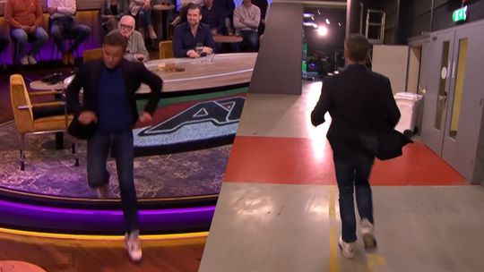 🎥| Wilfred Genee rent ineens Vandaag Inside-studio uit