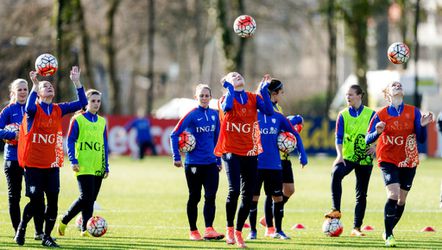 Voetbalsters zijn fit voor wedstrijd tegen Noorwegen