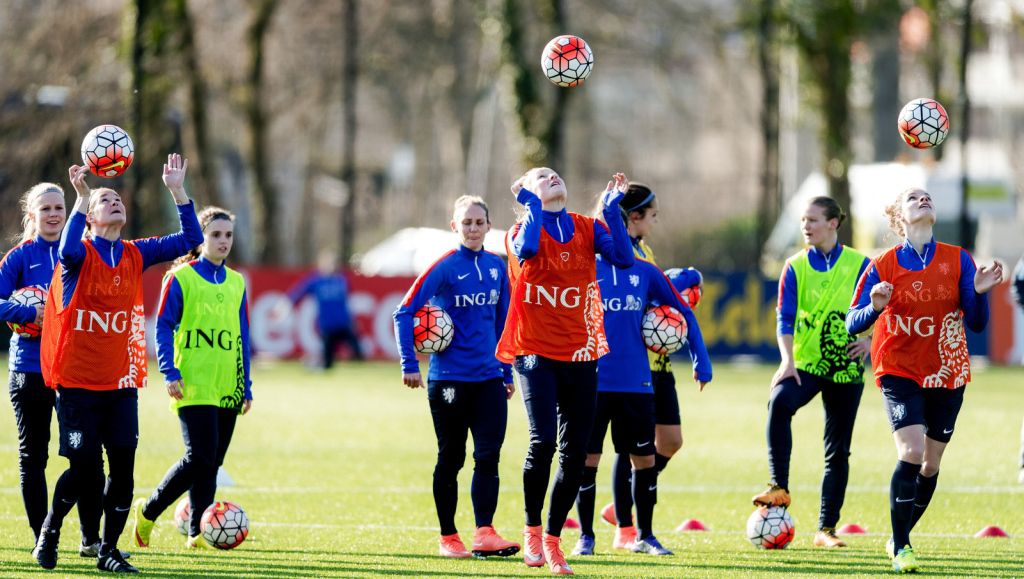 Voetbalsters zijn fit voor wedstrijd tegen Noorwegen
