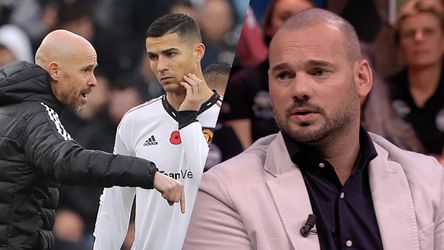 🎥​ | Wesley Sneijder neemt het op voor Cristiano Ronaldo en is kritisch op Erik ten Hag: 'Dat doe je niet'