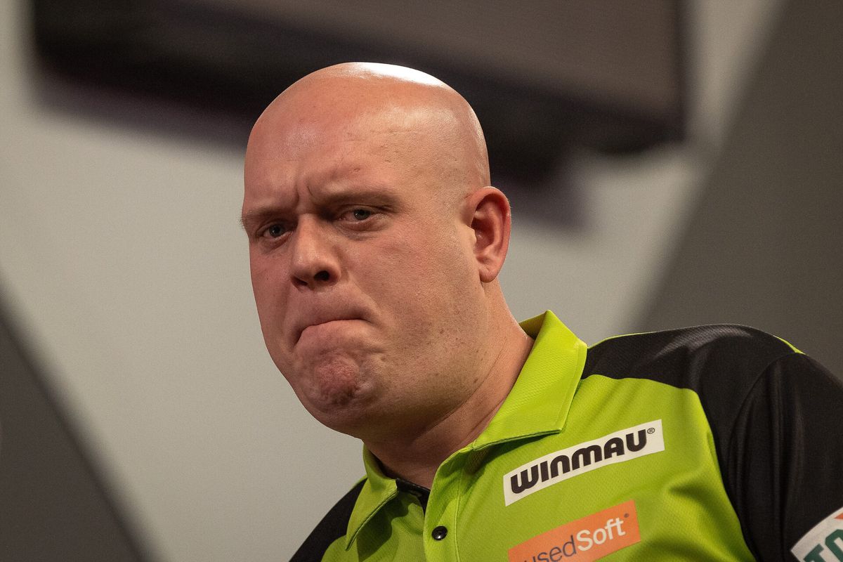 Michael van Gerwen boekte deze WK-mijlpaal bij zijn dikke zege op Chris Dobey