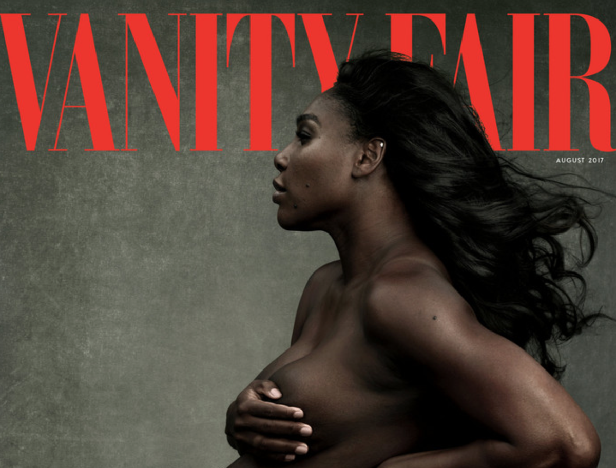 Zwangere Serena Williams doet naaktshoot voor Vanity Fair