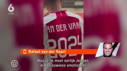🎥​ | Rafael van der Vaart emotioneel over droomtransfer zoon: 'Net zo'n carrière als ik'