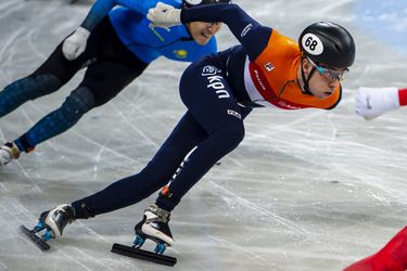 Zo deden de Nederlandse shorttrackers het op de 'voorronde-dag' van het WK