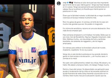 🎥 | Vinicius Jr na racistische taal van makelaar: 'Ik zal niet stoppen met dansen na een goal'