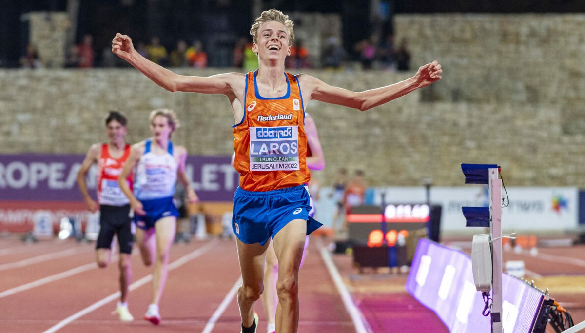 17-jarige Niels Laros is de snelste Europese atleet onder de 18 op de 1500 meter