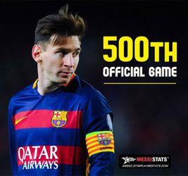 Recordverslinder Messi speelt 500ste wedstrijd (video)