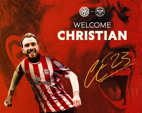 Nu al mooiste transfer van de winter is rond: Brentford presenteert Christian Eriksen