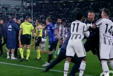 🎥 | Juve - Inter ontspoort na laatste fluitsignaal: vechtpartij en rode kaarten