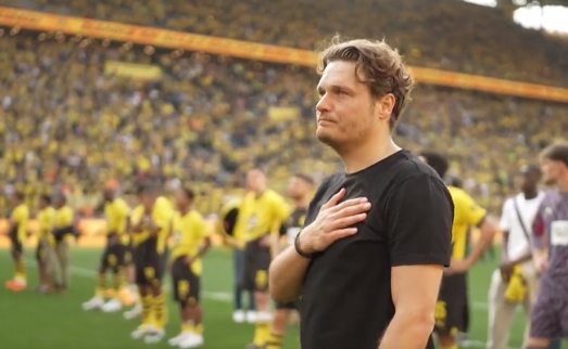 🎥😭 | Ontroerend: Dortmund-trainer Edin Terzic loopt kampioenschap mis en huilt