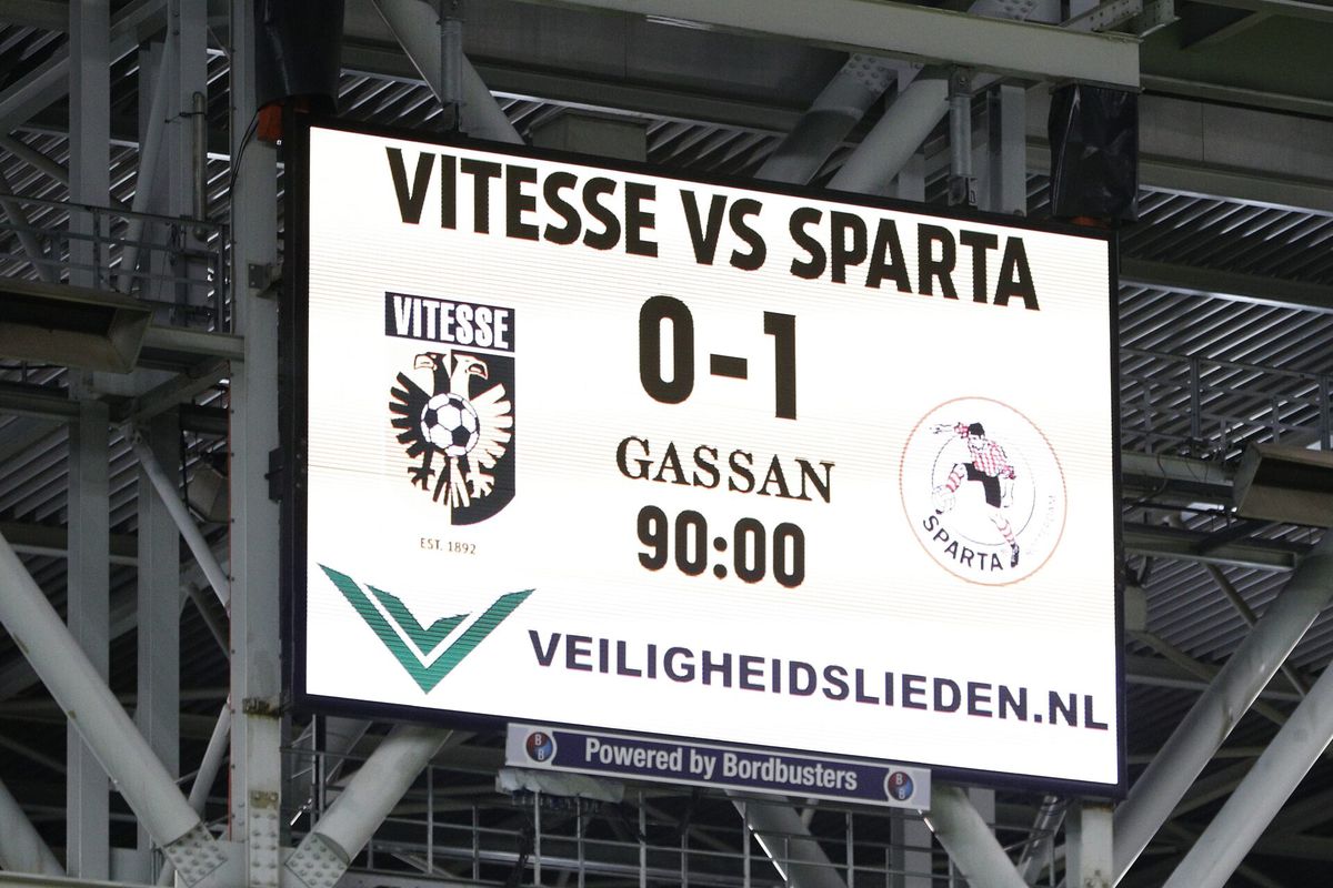 Hoe gaat Sparta 6 minuten lang de voorsprong verdedigen tegen Vitesse? Check het hier!