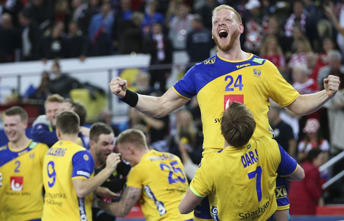 Zweden naar EK-finale handbal na spannende halve finale