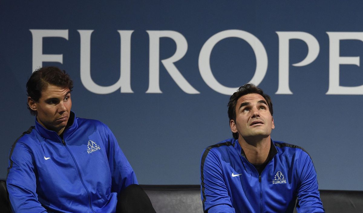 Natte droom voor elke tennisliefhebber: Federer en Nadal spelen vanavond samen