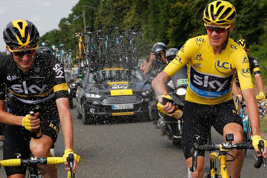 Froome wijst Poels aan als favoriet, Britse media lachen hem uit