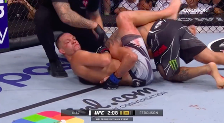 🎥 | UFC 279: Nate Diaz verslaat Tony Ferguson na guillotine choke