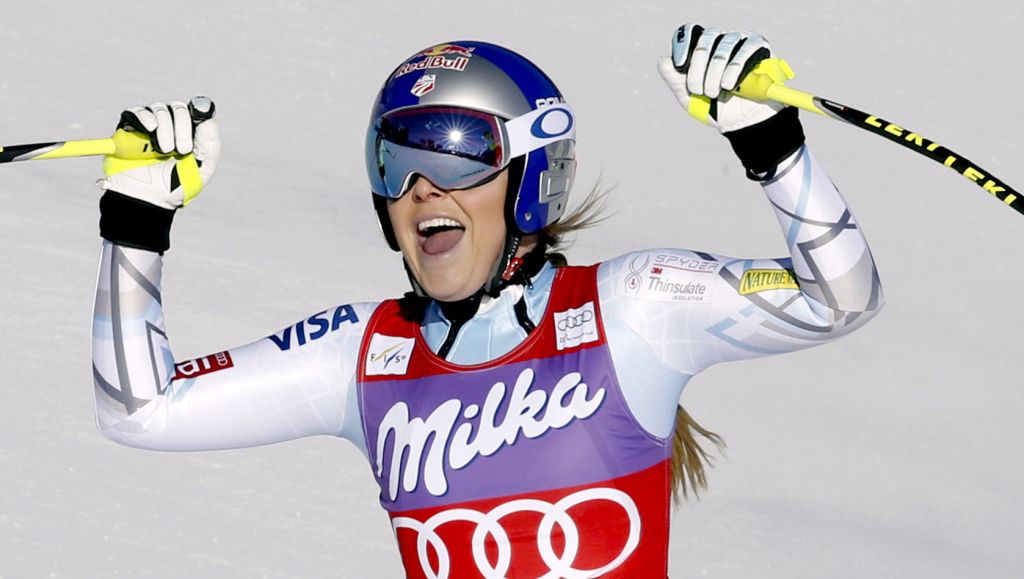 Vonn viert recordzege in Cortina