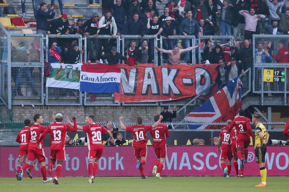 Roda degradeert naar Jupiler League door thuis van Almere te verliezen