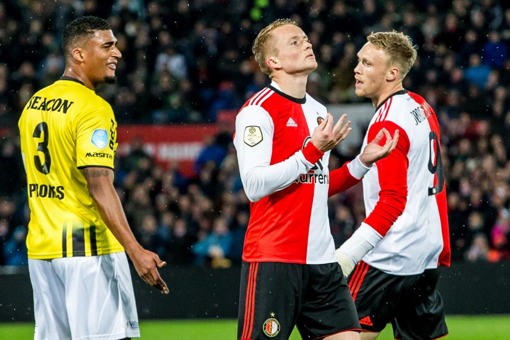Feyenoord wint voor 4e keer op rij niet in eigen Kuip en speelt gelijk tegen VVV